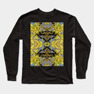 Pattern, yellow atumn leaves Long Sleeve T-Shirt